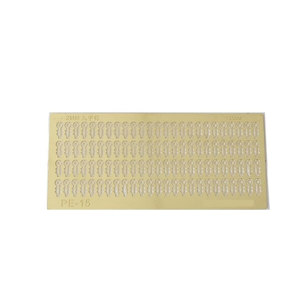 DIY 2mm Etched Brass 9" Shaped Nail for Model Ship Upgrad and Renovat Accessories