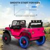 Garvee 12V Kids Ride On Truck Car with Parent Remote Control 3 Speeds view 2