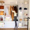 ACMUUNI Rectangle Gift Shelf Nursery Storage Basket Laundry Hamper Storage Box and Bins for Home Clothes with Handles view 3