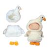 17cm Plush Doll Clothes, Kawaii Animal Costume, Stylish & Cute Outfit Accessories for Boys and Girls (No Doll Included) (White Duck) view 1