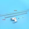 RC Boat Drive System Kit with 4.76mm Flex Shaft 130mm Rudder Shaft Bracket and 40mm Brass Propeller for V-Hull and O-Type RC Boats(CCW) view 4