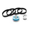 MYHWDRNU RC Car Parts Compatible with Tamiya for TT02 1/10 RC Car Upgrade Parts Accessories Low Noise Belt Drive 16T 32T Transmission Gear view 2