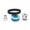MYHWDRNU RC Car Parts Compatible with Tamiya for TT02 1/10 RC Car Upgrade Parts Accessories Low Noise Belt Drive 16T 32T Transmission Gear view 4