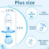 36 Pieces Acrylic Pacifiers for Baby Shower Games Boy, 2.5'' Baby Shower Pacifiers, Bulk Pacifier for Hunt Games, Gender Reveal Table Scatter, Party Favors Decoration(Blue) view 2