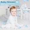 36 Pieces Acrylic Pacifiers for Baby Shower Games Boy, 2.5'' Baby Shower Pacifiers, Bulk Pacifier for Hunt Games, Gender Reveal Table Scatter, Party Favors Decoration(Blue) view 4