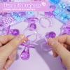 36 Pieces Acrylic Pacifiers for Baby Shower Games Girl, 2.5'' Baby Shower Pacifiers, Bulk Pacifier for Hunt Games, Gender Reveal Table Scatter, Party Favors Decoration(Purple) view 3