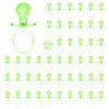 48 Pcs Pacifiers for Baby Shower Game, 2.5 Inch Large Size Plastic Pacifiers Baby Shower Games Pacifier Hunt Decoration DIY, Gender Reveal Table Scatter, Party Favors(Green) view 1