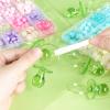 48 Pcs Pacifiers for Baby Shower Game, 2.5 Inch Large Size Plastic Pacifiers Baby Shower Games Pacifier Hunt Decoration DIY, Gender Reveal Table Scatter, Party Favors(Green) view 3