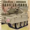 RBLOCTOYNY British Crusader RC Tank, 1/16 Scale 2.4G Full-Proportional Dual-Speed Modes, Recoil & Sound Effects, 360 Rotation, Realistic Battle Simulation for Enthusiasts, Gift for Adult (Yellow) view 4