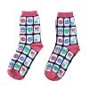 2 Pack of Mahjong Socks, Mah Jong Themed Socks with Classic Patterns, Mahjong Accessories for Lovers view 1