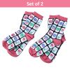 2 Pack of Mahjong Socks, Mah Jong Themed Socks with Classic Patterns, Mahjong Accessories for Lovers view 3