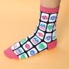 2 Pack of Mahjong Socks, Mah Jong Themed Socks with Classic Patterns, Mahjong Accessories for Lovers view 4