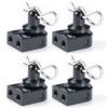 KEAcvise 4 Packs rc Body Post mounts with Clips for 1:10 axial scx10 pro rc Crawler car - Aluminum Alloy Shell Column & Post Mount Set view 1
