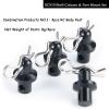 KEAcvise 4 Packs rc Body Post mounts with Clips for 1:10 axial scx10 pro rc Crawler car - Aluminum Alloy Shell Column & Post Mount Set view 3