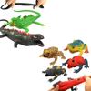 2 Pcs 9-inch Lizards Rubber Toys and 6Pcs 4.5-inch Assorted Rubber Frog Toy Sets view 1