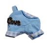 15-17cm Doll Clothes - Luxury Chic Style Set for 17cm Dolls, Premium Doll Outfit with Accessories for 16cm Doll -Blue Rompers + Black Striped T-Shirt view 4