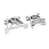 BEAXTURBO Racing Upgrade Parts CNC Aluminum 7075 Front&Rear Shock Tower for TRAXXAS JATO4*4 1/8#9033#9034 (Silver) view 4