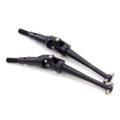 2 PCS Steel Metal Drive Shaft CVD Driveshaft For Hyper Go MJX H16BM H16 16207 14209 14210 H14BM 1/16 RC Car Parts Accessories(Black)