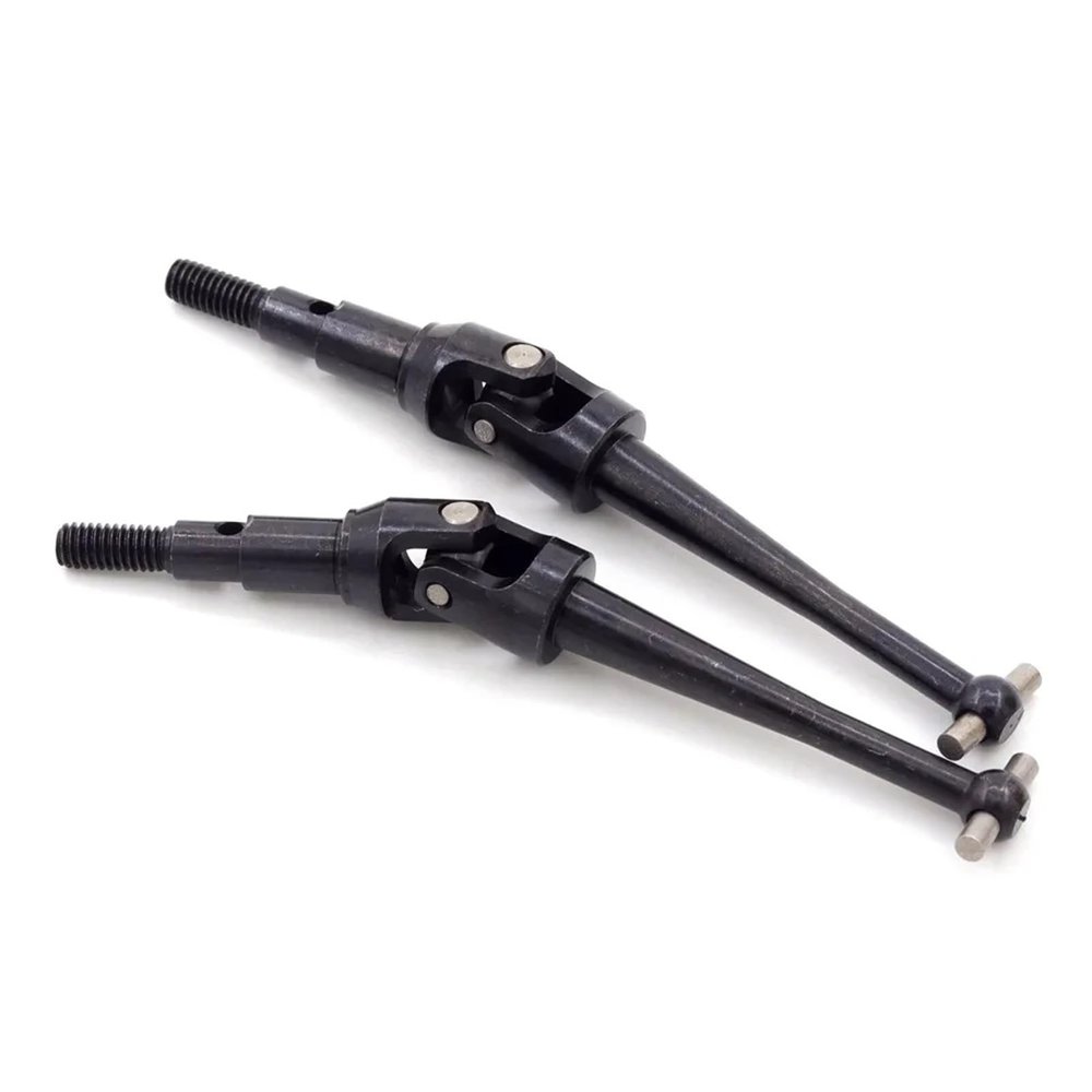 2 PCS Steel Metal Drive Shaft CVD Driveshaft For Hyper Go MJX H16BM H16 16207 14209 14210 H14BM 1/16 RC Car Parts Accessories(Black)