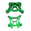 BEAXTURBO Racing Upgrade Parts CNC Aluminum 7075 Front&Rear Shock Tower for TRAXXAS JATO4*4 1/8#9033#9034 (Green) view 2