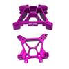 BEAXTURBO Racing Upgrade Parts CNC Aluminum 7075 Front&Rear Shock Tower for TRAXXAS JATO4*4 1/8#9033#9034 (Purple) view 2