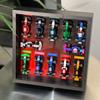 iLuane Display Wallboard for Race Cars 66796, Holds 12 Cars on One Frame, Adult Collectibles Wall Mount, Home or Office Dcor, Style B (No Car Included) view 3