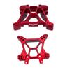 BEAXTURBO Racing Upgrade Parts CNC Aluminum 7075 Front&Rear Shock Tower for TRAXXAS JATO4*4 1/8#9033#9034 (red) view 2
