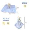 Baby Toy Kit Security Blanket, Soft Rattle, and Snuggly Plush Toy Safe, Stimulating, and Gentle Ideal for Newborns and Baby Shower Gift Blanket to Cuddle (Sweet White Unicorn) view 2