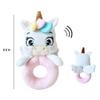 Baby Toy Kit Security Blanket, Soft Rattle, and Snuggly Plush Toy Safe, Stimulating, and Gentle Ideal for Newborns and Baby Shower Gift Blanket to Cuddle (Sweet White Unicorn) view 3