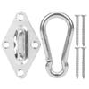 304 Stainless Steel Hammock Plate Hook Heavy Duty Proof Swing Hanging Buckle for Hammocks Sandbags Yoga Equipment and Swings view 4