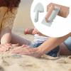 MotiveTech Kids Beach Tools for Sandcastle and Snow Brick, Light Brown view 3