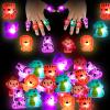 Threelf Animal Finger Lights Jungle Safari Party Favors,Animal Themed Jungle Safari Birthday Decorations Parties Supplies,Wild One Party Favors (Tiger Elephant Lion Zebra Monkey Crocodile) view 1