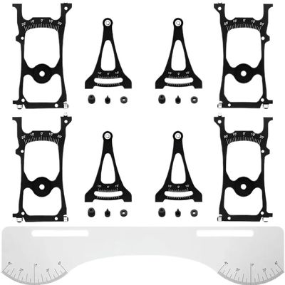 1/10 RC Car Suspension and Steering Adjustment Tool Camber Toe and Slip Angle Gauge Compatible with Racing and Drifting Tuning Compatible with Various Models