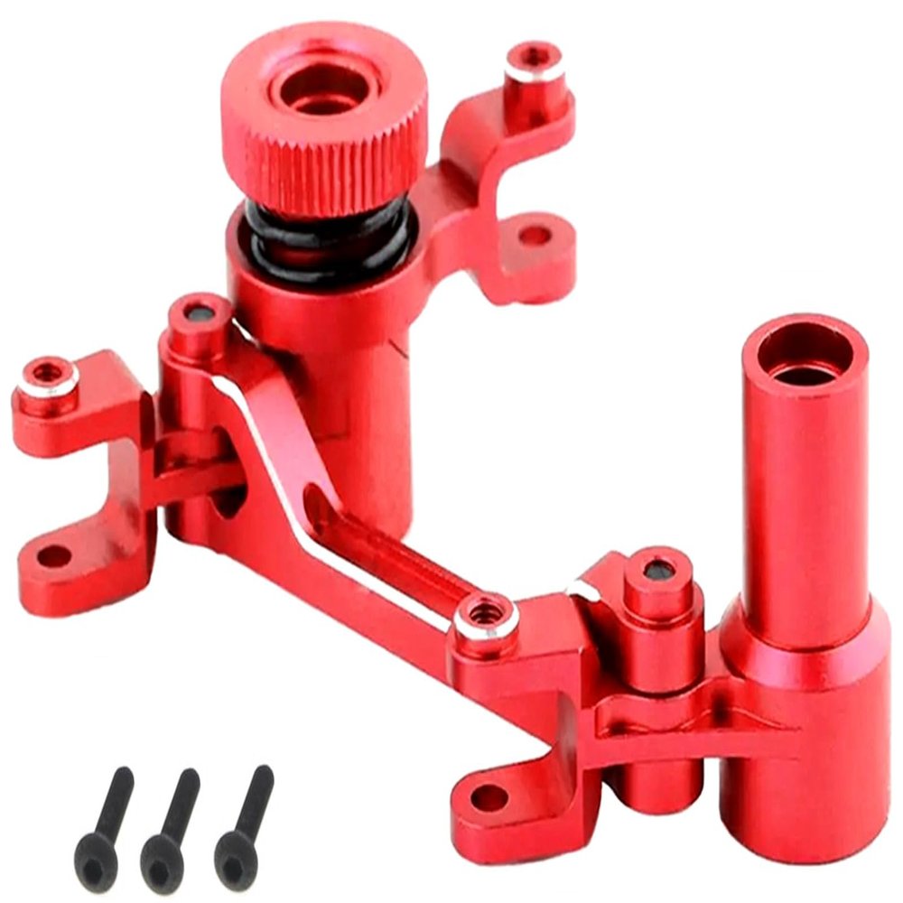 Aluminum Servo Steering Assembly Steering Bellcranks 8543 Upgrades Part for 1/7 Unlimited Desert Racer(UDR) RC Car(Red