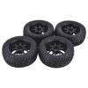 BOQEXSS RC Car Wheel Tyre Kit for HSP for Wltoys 144001 1:10 1:14 1:16 4Pcs 75mm for Buggy Tires Wheel 12mm Hex for Universal for Rally for Climbing Off-Road RC for Racing Car view 1