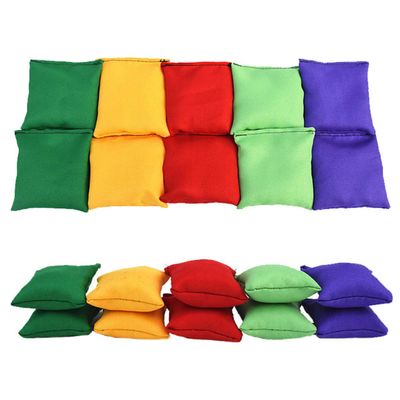 apcans 2Pcs Nylon Bean Bag Game Set Physical Training Toss Toy Supply Fine Motor Skill Toy Childrens Party Activities