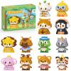 APENGBAOL 12 Pack Animals Building Block Sets,Micro Mini Animals Party Favors for Kids, Birthday Gift for Boy Girl(1,691 Pieces) view 1