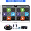 Double Dance Mat for Kids Adults, HDMI Wireless Musical Electronic Dance Mat with HD Camera, Yoga Fitness Double Dancing Step Floor Mat, 2 Game Pass,Camera Colorful Lamp for Adults and Children view 4
