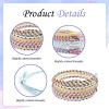 CONEHOY 120 Pcs Woven Wrap Friendship Bracelets Adjustable Thread Braided Bracelet Handmade Beach String Bracelets for Birthday Gifts Women Party Favors view 2