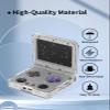 Compatible with Miyoo Flip V2 & Miyoo Flip Retro Game Console,UYRUREL PC Material Split Shell, Shock-Absorbing and Anti Drop Comprehensive Protection,Clear view 3