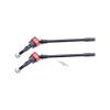 tctrbvv RC Drive Shaft for Axial for SCX10 1/10 Rc Crawler Upgrade Option Parts 4PCS Hard Steel Front and Rear Axle CVD Drive Shaft Dog Bone(Front) view 2