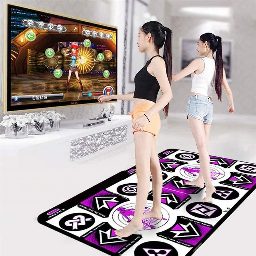 Dance Mat for Kids and Adults for Home Wireless Dance Mat Game TV Non Slip, Wireless Double User Non Slip Wear Resistant Dancing Mat