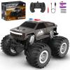 Amilacily Remote Control Car, All Terrain Remote Control Truck, RC Cars with 360 Degree Spins, Pickup-Style Toy Car with Light, Rechargeable RC Truck for Boys Girl Kids 4-7 8-12 6-8 view 1