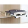 Retractable Pull-Out Ironing Board, Foldable Closet Ironing Station, Space-Saving Design with 180 Swivel, Easy Installation view 4