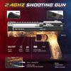 VATOS Smart Electronic Shooting Game Set with Auto-Scoring Target Base and Rechargeable Gun, Real-Time Voice Feedback, 4 Shooting Modes, Indoor Outdoor Toy for Teens Adults Family Party view 2