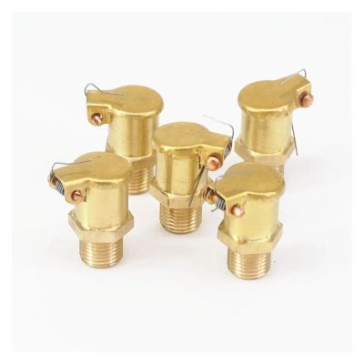 10pc 13mm OD M10 x 1mm Metric Male Brass Plated Zinc Alloy Oil Cup Oiler Spring Flip Cap for Hit Miss Engine electronic starter