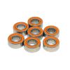 AEYRNPQ 10pcs SMR105 2RS Bearing 5x10x4 mm Stainless Hybrid Ceramic Bearing MR105 SMR105C RS 2RS 5 * 10 * 4 RC Cars Trucks Bearing(SMR105C-2OS 5x10x4mm) view 2