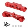 Aluminum Front Rear Lower Arm Suspension Mount Set Upgrade Parts for Arrma 1/8 kraton Notorious Outcast Typhon 6S 1/7 Felony Infraction Limitless Mojave 6S,Replace AR330378, AR330379.(Red) view 4