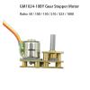 1024-10BY DC 5V speed ratio 100 10mm 2-Phase 4-Wire Gear Stepper electronic starter AEVHBAMXN view 2