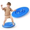Kids Maze Balance Board - Wobble Trainer for Ski Surf Snowboard, Non-Slip Sensory Rocker Ages 3-12, Core Therapy & Skate Prep Ocean blue view 1